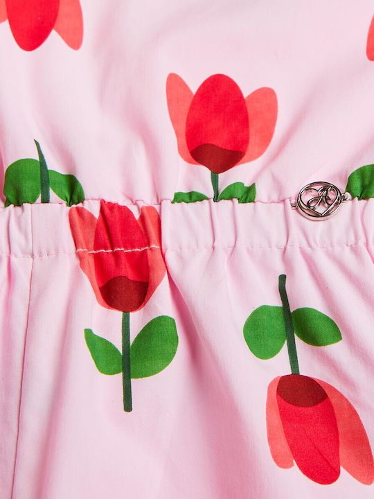 Kids' Fabric Jumpsuit Shorts/Bermudas Pink