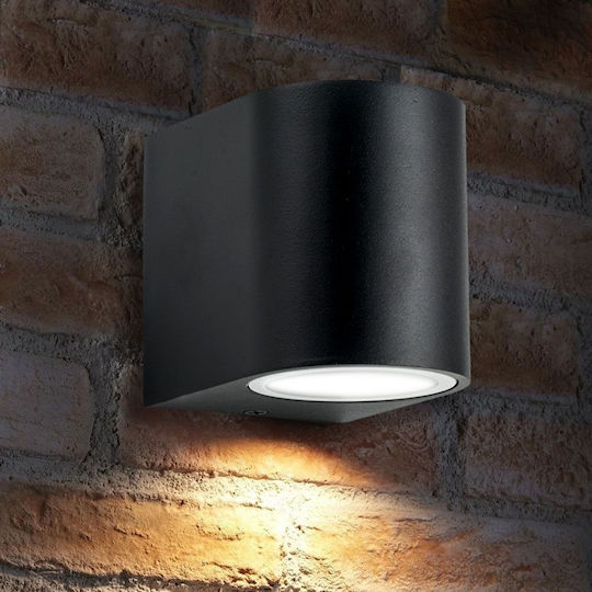 Vivalux Porto/R Wall-Mounted Outdoor Spot Light GU10 IP44 6.8x8x9.2εκ.