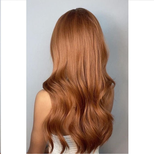 Animis Beauty Περούκα με Συνθετική Τρίχα σε Χάλκινο Χρώμα 65cm