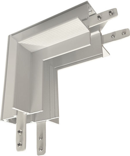 Zambelis Lights Σύνδεσμος Ράγας για Φωτιστικά Λευκός 2083W-C1