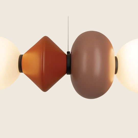 Zambelis Lights Pendant Light Pink