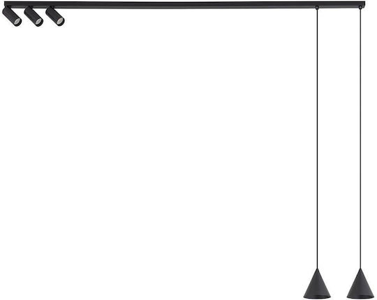 Nowodvorski Pendant Light Black for 5 Bulbs GU10
