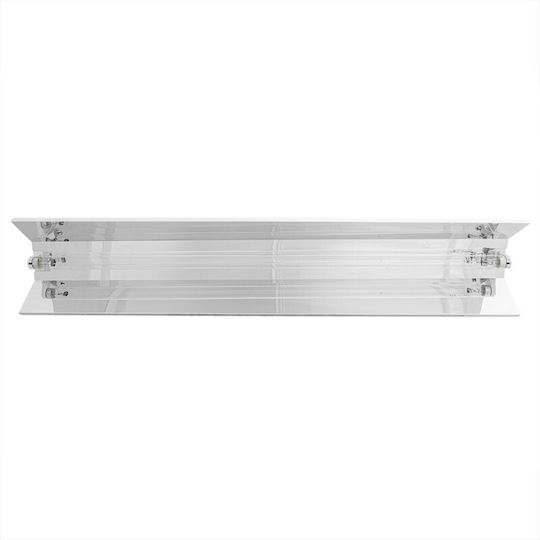 Adjustable Uvc 30w Bactericidal Lamp Reflector 140-degree Rotation Quartz Tube Wall Mount