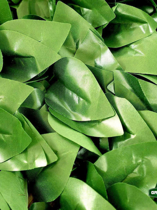 Grasher Artificial Foliage in Trellis with double leaf and wooden pergola 1x2m