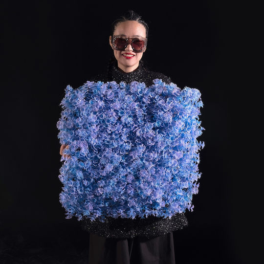 Supergreens Изкуствена панелна листва Червен 50x50см