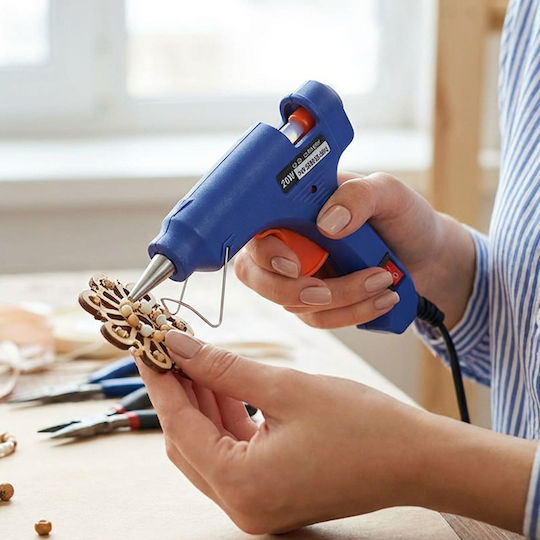 Avizar Pistol de Lipit Mini 20w Compact pentru Decorațiuni Albastru