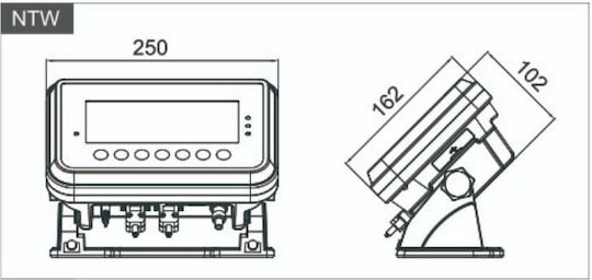 T-Scale Πλάστιγγα με Ικανότητα Ζύγισης 150kg και Ακρίβεια 20gr
