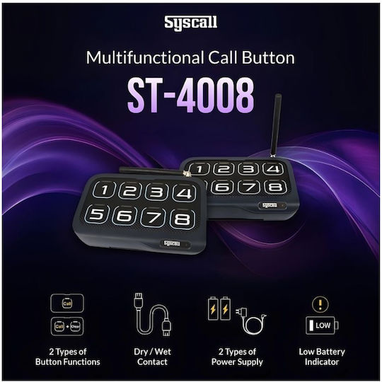 Syscall St 4008 Battery