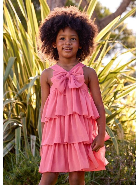 Kids Dress Sleeveless Pink