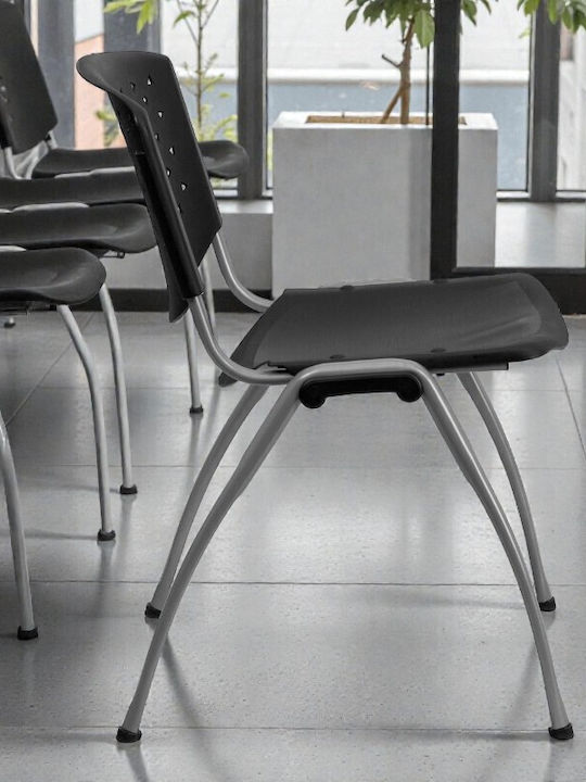 Καρέκλα Επισκέπτη σε Γκρι Χρώμα