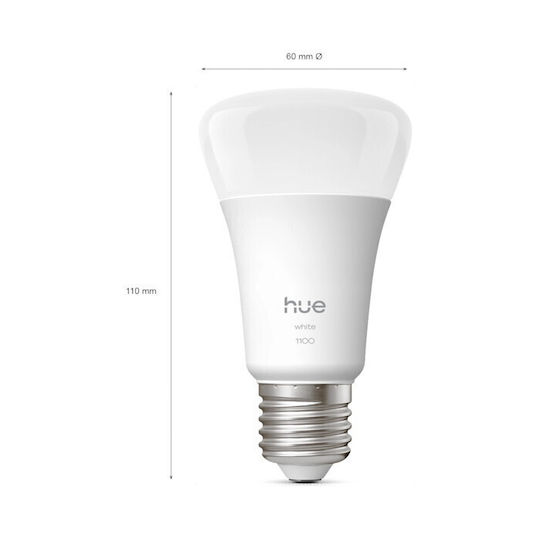 Philips Smart Lampen LED für Fassung E27 und Form A60 2Stück