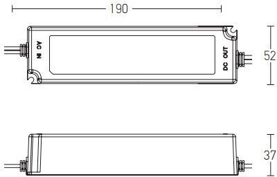 Zambelis Lights Τροφοδοτικό LED Μαγνητικής Ράγας IP20 Ισχύος 100W με Τάση Εξόδου 48V