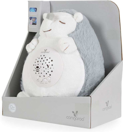 Moni Sleep Toy Projector Hedgehog made of Fabric with White Noise and Light for 0++ Months