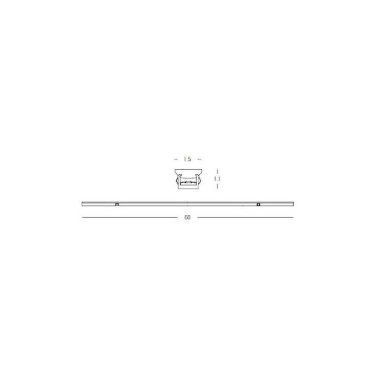 Zambelis Lights LED Lumina liniară Lumină Plafon 12W Alb cald