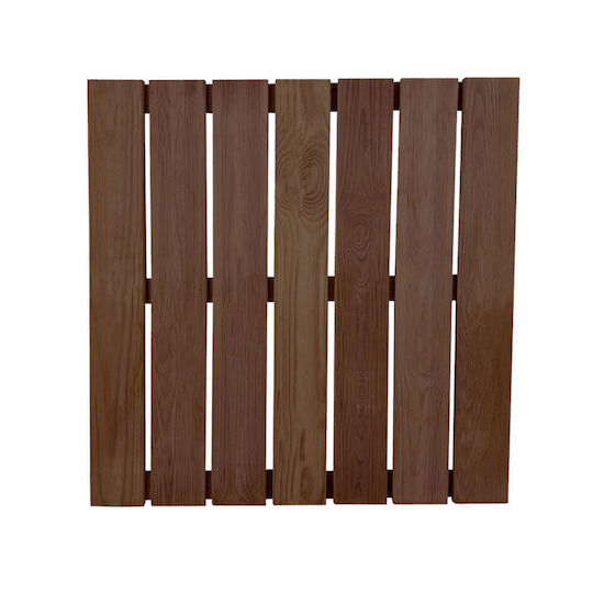 Tesias Плочка за градински под от Дървο 75x75бр 1бр