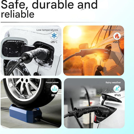 Încărcător Portabil 3.6kW cu Cablu Încorporat 5m Tipul 2 (B0CG67N79H)