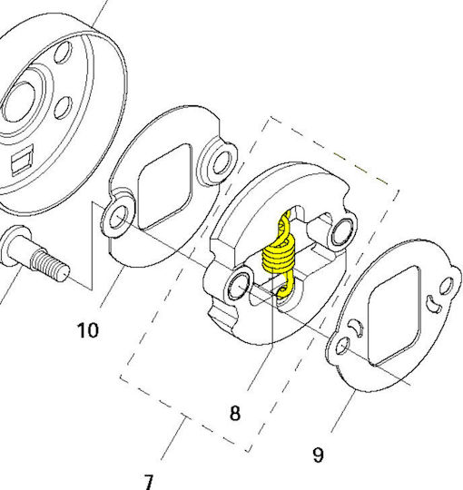 Husqvarna 333r Thamnotokoptic Clutch Spring 537427201