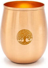 Handmade Pure Copper Mug Tree Life Χάλκινο Ποτήρι 350ml