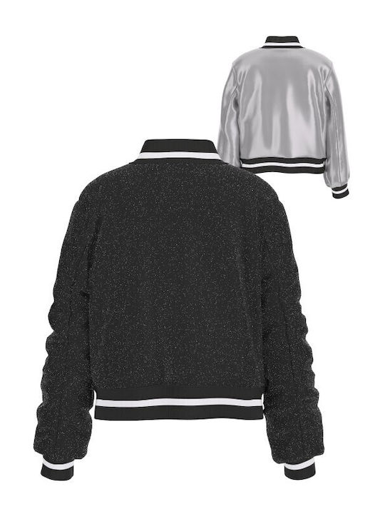 Παιδικό Bomber Διπλής Όψης Μαύρο