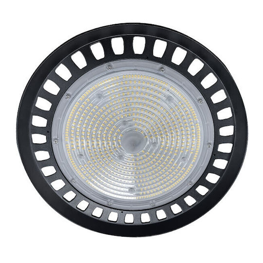 Elmark Boston200 Commercial Bell Light 200W Cool White with Built-in LED Black Ø308xH119cm