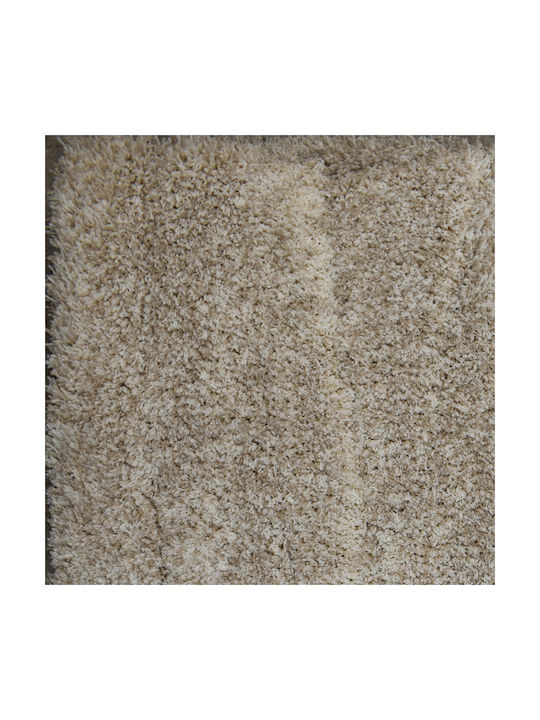 Soft Touch Rug Rectangular Beige