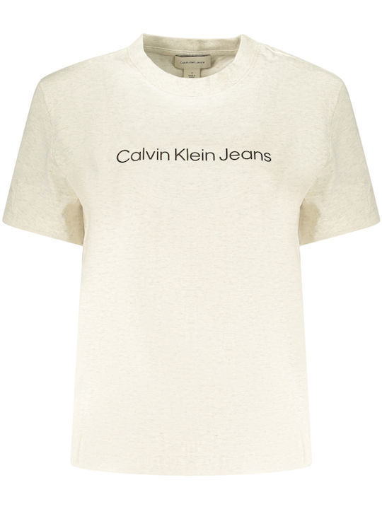 Damen T-Shirt Ecru