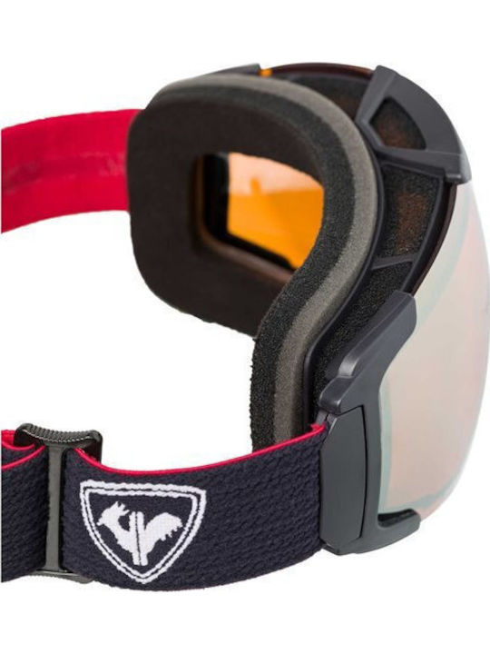 Rossignol Maverick Sonar Ski- & Snowboardbrille für Erwachsene Grau mit getöntem grauem Glas
