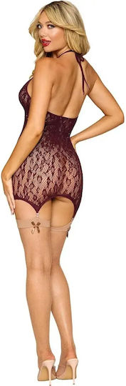 Σέξι Babydoll Χωρίς Ραφές Διαμαντάκια Ζαρτιέρες