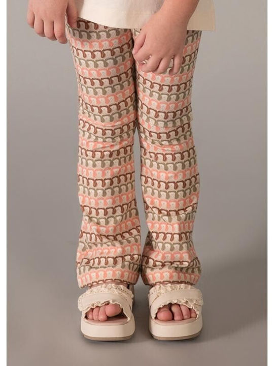 Kids' Set with Leggings Summer 2pcs Tricolour