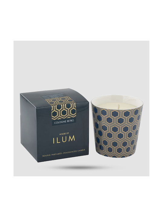 House of Ilum Aromatisches Soja-Kerze im Gefäß mit Zitronen-Parfüm 260g