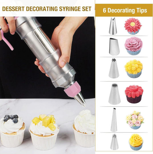 Set Pungi De Patiserie Metalice 7.5cm