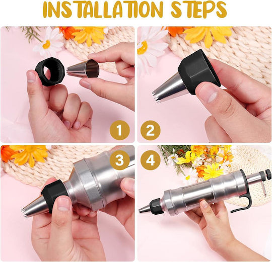 Set Pungi De Patiserie Metalice 7.5cm