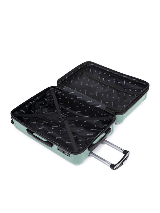 Quasar Großer Reisekoffer Hartschalen Light Turquoise mit 4 Räder Höhe 76.5cm