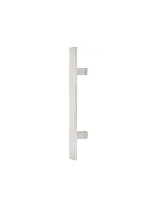 Import Hellas Front Door Handle M-8038 Matte Nickel
