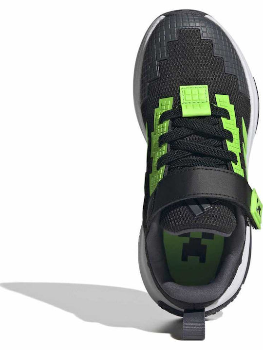 El C Kids Sports Shoes Running with Laces Black