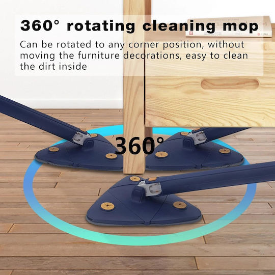 Home Use Drehen Mopp mit Eingebautem Auswringsystem mit Mikrofasern HUH-0257