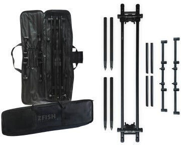 Zfish Angelrutenhalter Rodmaster Rodpod Ruten 4 Ruten Verstellbar 90-150 Cm