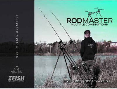 Zfish Angelrutenhalter Rodmaster Rodpod Ruten 4 Ruten Verstellbar 90-150 Cm