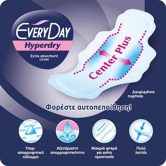 Every Day Hyperdry Super Ultra Plus Σερβιετάκια με Φτερά 18τμχ