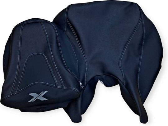 Crossrunner 800x Honda Anti-Slip Seat Cover Grey Stitching Logo