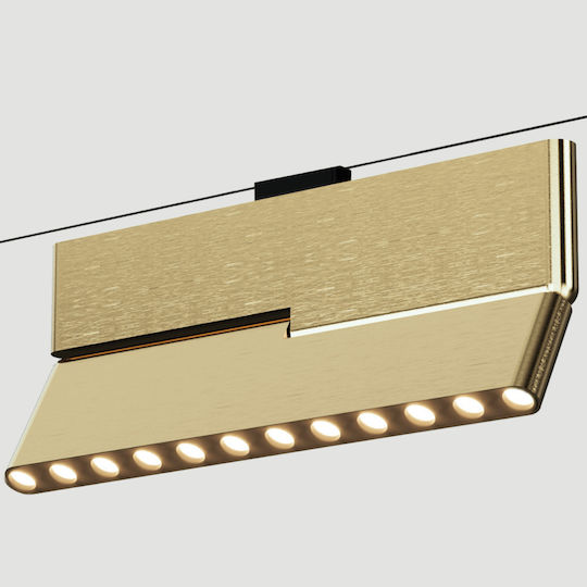 25121 Magnetic Grille Lighting Magnetic Rails 3mm 12W 3000K Triac Dali Bronze