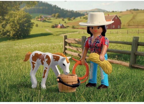 Playmobil Двойна опаковка Яхвачка и жребче за 4+ години години