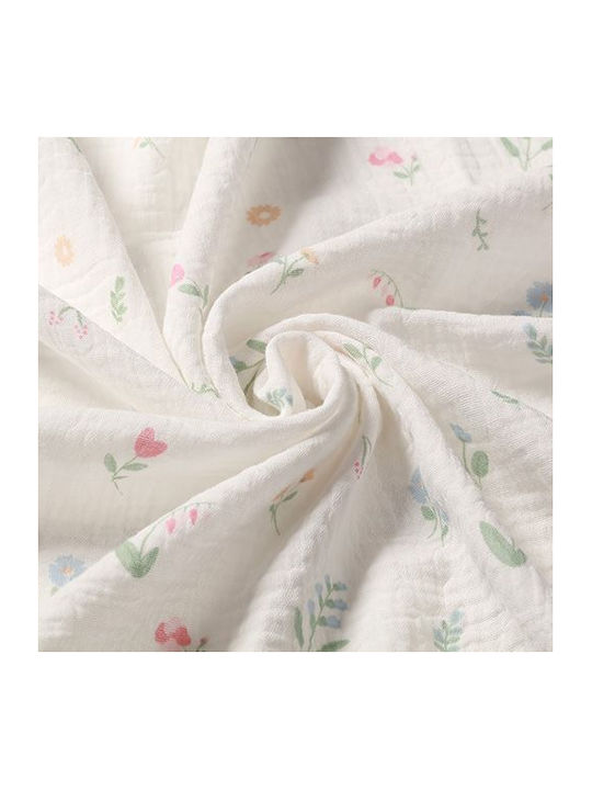 Babyono Muslin Swaddle Blankets Pink 70x70cm 3 Pieces