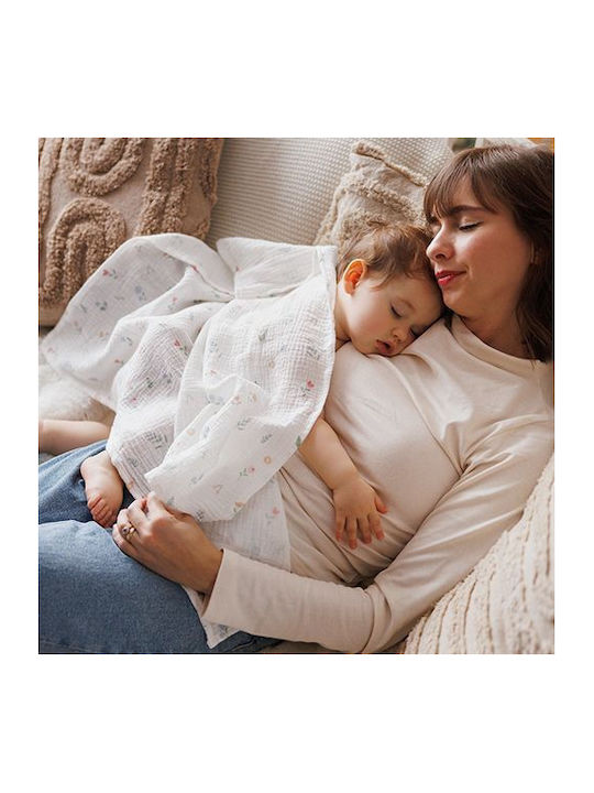 Babyono Muslin Swaddle Blankets Pink 70x70cm 3 Pieces