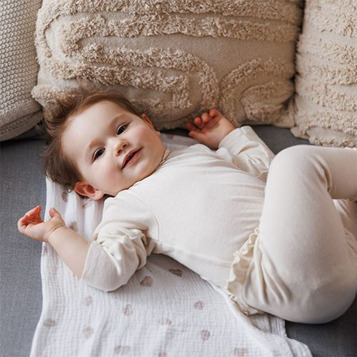Babyono Одеяла За Пелени От Муселин Бежови 70x70см 3 Бройки