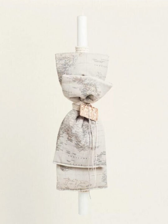 Ntampoudis Vintage Map Baptism Set Package