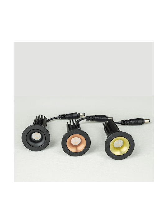 Zambelis Lights Χωνευτό Σποτ Μαύρο Zambelis Lights Χωνευτό Σποτ Μαύρο