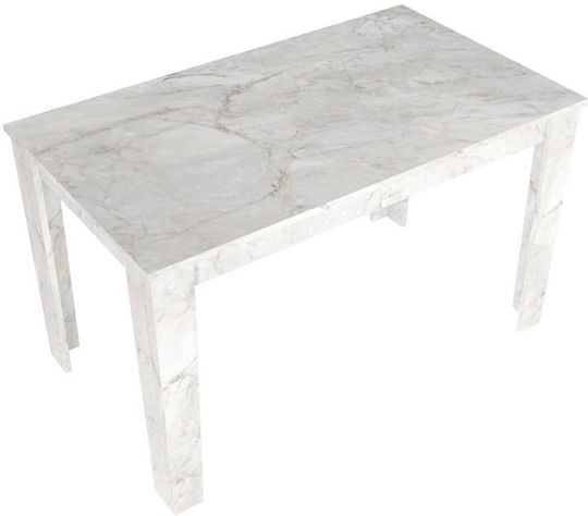 Τραπεζαρία Darlen Vela με 4 Καρέκλες 72x125εκ.
