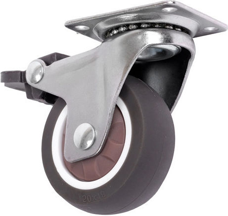 Finetto Furniture Wheel made of Metal Mocha