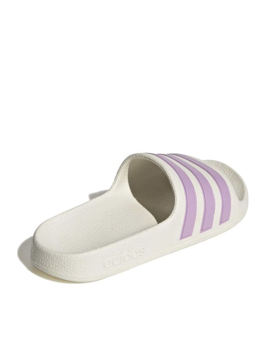 Παιδικές Σαγιονάρες Λευκές Adilette Aqua K